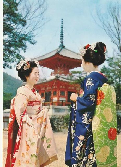 京の舞妓 絵はがき 4種【F-56】 < ホビー 京の舞妓 絵はがき 4種【F-56】 < ホビーの