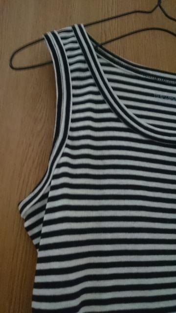 未使用★zootie ズーティー★タンクトップ★細ボーダー★綿混★ < 女性ファッション  未使用★zootie ズーティー★タンクトップ★細ボーダー★綿混★ < 女性ファッションの