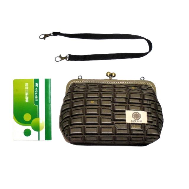 【クラッチ・アクセサリーチェーン付】◆とろけるチョコレート【ビター】◆がまぐちショルダーバッグ < 女性ファッション 【クラッチ・アクセサリーチェーン付】◆とろけるチョコレート【ビター】◆がまぐちショルダーバッグ < 女性ファッションの