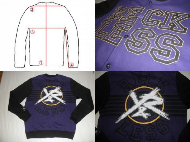 ☆USA人気急上昇!!B系【YOUNG & RECKLESS】スタジャン風JKT US L < 男性ファッション  ☆USA人気急上昇!!B系【YOUNG & RECKLESS】スタジャン風JKT US L < 男性ファッションの