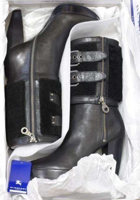 BURBERRY BLUE LABEL★ファー付きブーツ★新品・未使用! < ブランド  BURBERRY BLUE LABEL★ファー付きブーツ★新品・未使用! < ブランドの