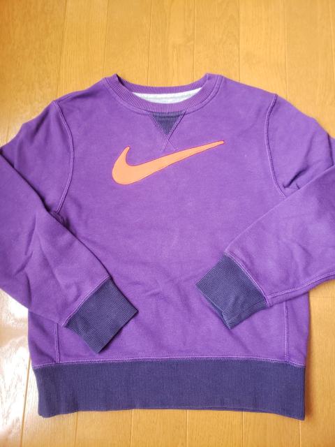 ☆USED美品☆NIKEナイキ☆パープル トレーナー☆140 < キッズ/ベビー  ☆USED美品☆NIKEナイキ☆パープル トレーナー☆140  < キッズ/ベビーの