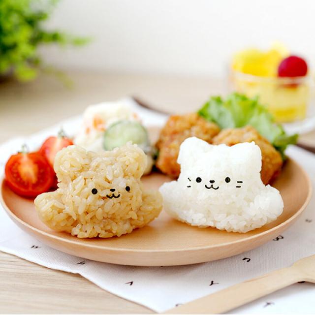 くまとねこ簡単型抜き♪ぴょこんとおにぎりくまにゃんセット < インテリア/ライフ  くまとねこ簡単型抜き♪ぴょこんとおにぎりくまにゃんセット < インテリア/ライフの