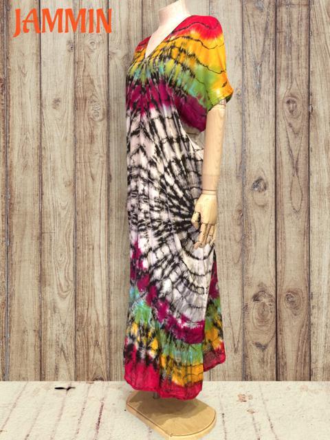タイダイワンピ★個性派★ヒッピー★エスニック★アジアン < 女性ファッション  タイダイワンピ★個性派★ヒッピー★エスニック★アジアン < 女性ファッションの
