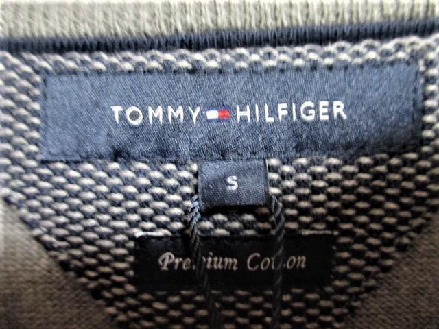 ☆TOMMY HILFIGER トミーヒルフィガー プレミアムコットン ワンポイント Vネック ニット セーター/メンズ/S☆新品 < ブランド ☆TOMMY HILFIGER トミーヒルフィガー プレミアムコットン ワンポイント Vネック ニット セーター/メンズ/S☆新品 < ブランドの