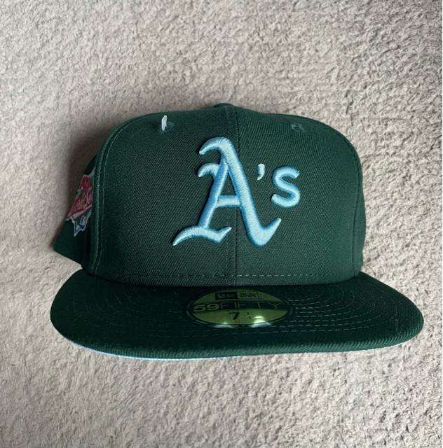 限定 NEW ERA 59FIFTY MLB SIDE PATCH ATHLETICS【60243792-GREEN】57.7cm < 男性ファッション  限定 NEW ERA 59FIFTY MLB SIDE PATCH ATHLETICS【60243792-GREEN】57.7cm < 男性ファッションの