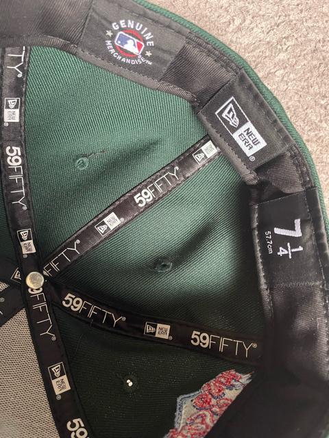 限定 NEW ERA 59FIFTY MLB SIDE PATCH ATHLETICS【60243792-GREEN】57.7cm < 男性ファッション  限定 NEW ERA 59FIFTY MLB SIDE PATCH ATHLETICS【60243792-GREEN】57.7cm < 男性ファッションの
