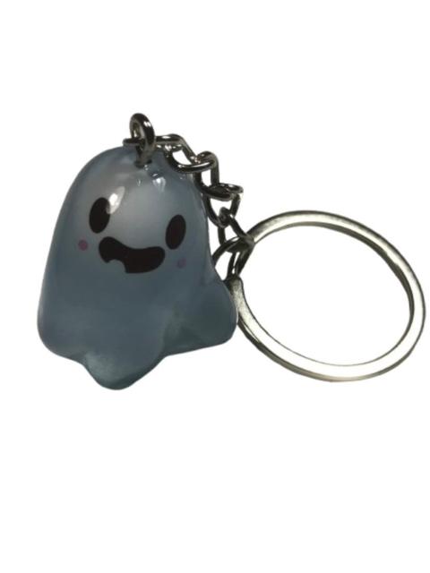 暗闇で光る!かわいいオバケのキーホルダー B 蓄光 夜光 お化け キャラクター雑貨 キーリング バッグアクセサリー < 女性ファッション  暗闇で光る!かわいいオバケのキーホルダー B 蓄光 夜光 お化け キャラクター雑貨 キーリング バッグアクセサリー  < 女性ファッションの