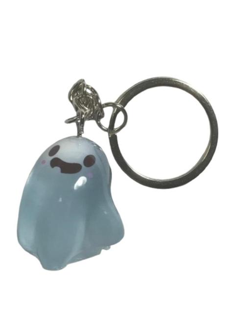 暗闇で光る!かわいいオバケのキーホルダー B 蓄光 夜光 お化け キャラクター雑貨 キーリング バッグアクセサリー < 女性ファッション  暗闇で光る!かわいいオバケのキーホルダー B 蓄光 夜光 お化け キャラクター雑貨 キーリング バッグアクセサリー < 女性ファッションの