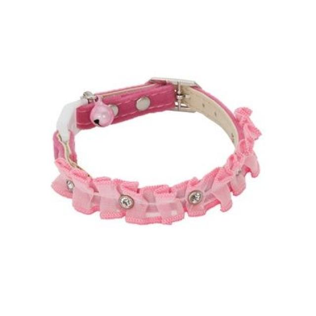 プレシャンテ キャットカラー レース S ピンク★新品 猫首輪 < ペット/手芸/園芸 プレシャンテ キャットカラー レース S ピンク★新品 猫首輪 < ペット/手芸/園芸の