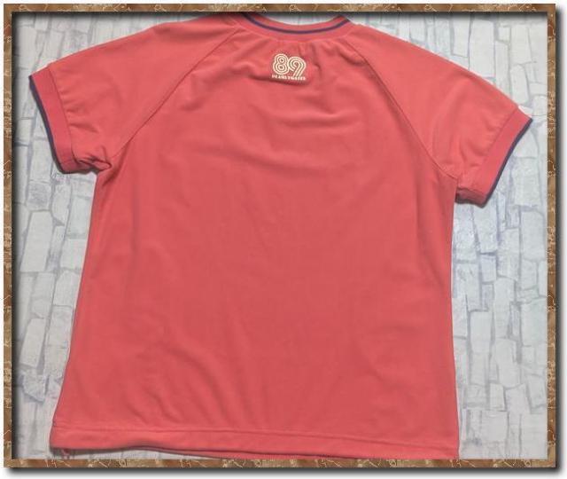 パーリーゲイツ プリント入りナイロンカットソー ピンク < ブランド パーリーゲイツ プリント入りナイロンカットソー ピンク < ブランドの