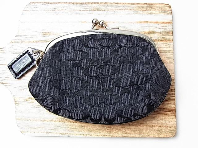 500円スタ【正規品 コーチ がま口コインケース シグネチャー柄 ブラック】アウトレット < ブランド 500円スタ【正規品 コーチ がま口コインケース シグネチャー柄 ブラック】アウトレット < ブランドの