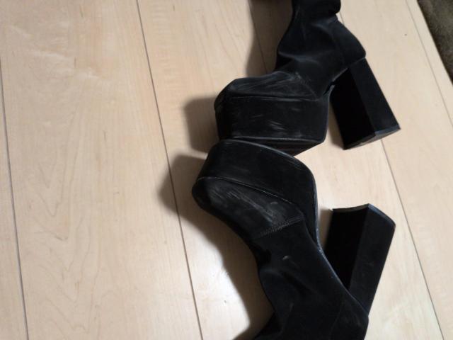 黒色 厚底 ロングブーツ < 女性ファッション 黒色 厚底 ロングブーツ < 女性ファッションの