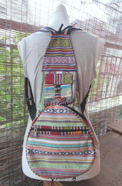 折りたためる*ネパールゲリコットンリュック 12 < 女性ファッション 折りたためる*ネパールゲリコットンリュック 12 < 女性ファッションの