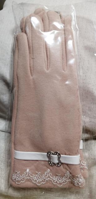 新品未使用未開封 スマートフォン対応手袋ピンクベージュ クラシック金具 < 女性ファッション  新品未使用未開封 スマートフォン対応手袋ピンクベージュ クラシック金具  < 女性ファッションの