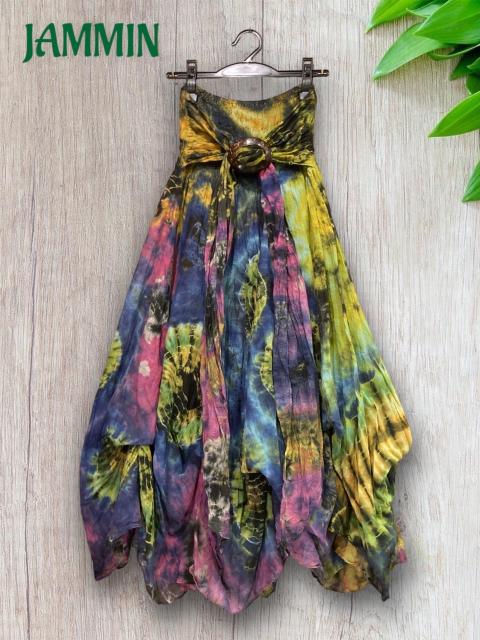 タイダイ変形スカート★アジアン★ヒッピー★サイケ★個性派 < 女性ファッション タイダイ変形スカート★アジアン★ヒッピー★サイケ★個性派 < 女性ファッションの