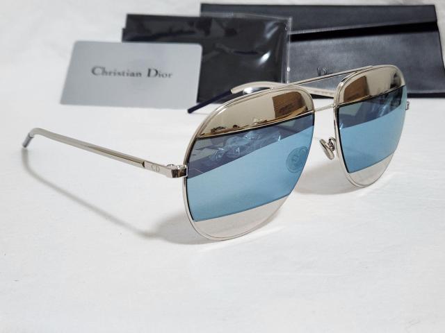 正規良 Dior CDロゴ ティアドロップ パイロット サングラス 青 メタルシルバー CDロゴ ミラーコンビ アイウェア 付属有 < ブランド  正規良 Dior CDロゴ ティアドロップ パイロット サングラス 青 メタルシルバー CDロゴ ミラーコンビ アイウェア 付属有 < ブランドの