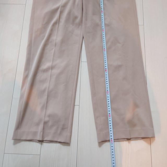 16NATURAL BEAUTY BASIC 洗える美脚ワイドパンツ L < ブランド  16NATURAL BEAUTY BASIC 洗える美脚ワイドパンツ L < ブランドの