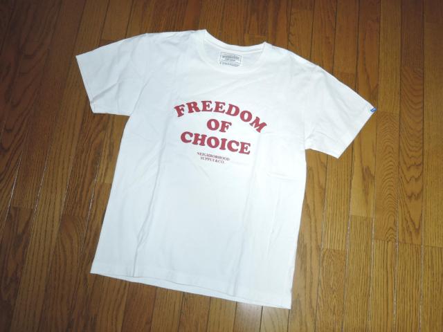 NEIGHBORHOOD ネイバーフッド Tシャツ S 白 TEE カットソー 半袖Tシャツ FREEDOM OF CHOICE < ブランド  NEIGHBORHOOD ネイバーフッド Tシャツ S 白 TEE カットソー 半袖Tシャツ FREEDOM OF CHOICE < ブランドの