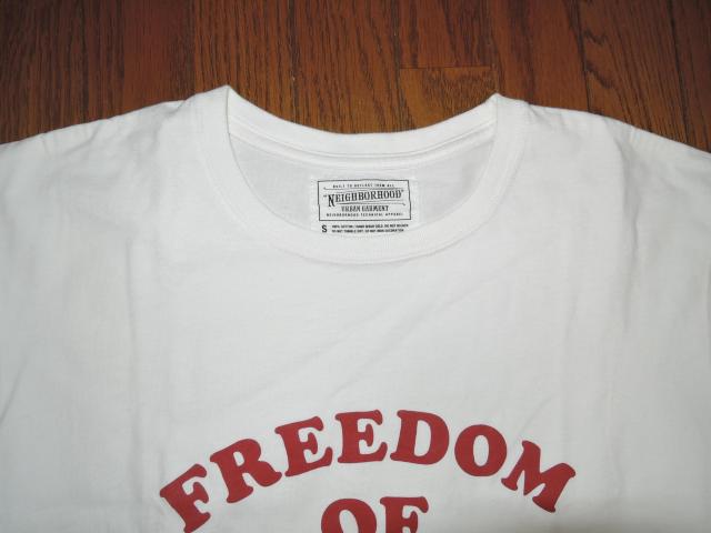 NEIGHBORHOOD ネイバーフッド Tシャツ S 白 TEE カットソー 半袖Tシャツ FREEDOM OF CHOICE < ブランド  NEIGHBORHOOD ネイバーフッド Tシャツ S 白 TEE カットソー 半袖Tシャツ FREEDOM OF CHOICE < ブランドの
