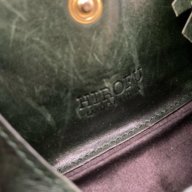 即決 HIROFU ヒロフ 三つ折り財布 グリーン < 女性ファッション 即決 HIROFU ヒロフ 三つ折り財布 グリーン < 女性ファッションの