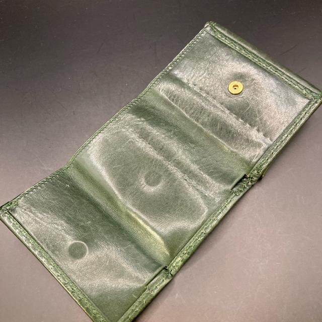 即決 HIROFU ヒロフ 三つ折り財布 グリーン < 女性ファッション 即決 HIROFU ヒロフ 三つ折り財布 グリーン < 女性ファッションの