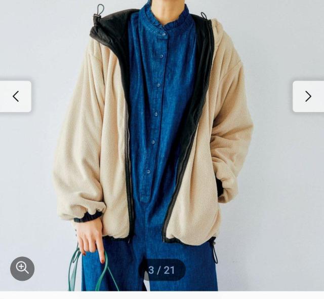 フェリシモ ユーズド 4L リブインコンフォートふわっと着心地もあたたかな撥水リバーシブルパーカーブルゾン〈ブラック〉 < ブランド フェリシモ ユーズド 4L リブインコンフォートふわっと着心地もあたたかな撥水リバーシブルパーカーブルゾン〈ブラック〉 < ブランドの