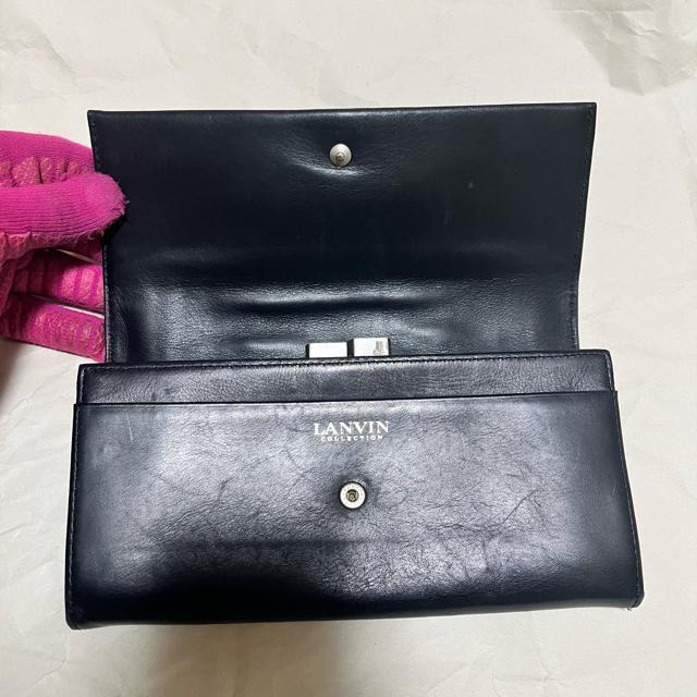 �yLANVIN COLLECTION�z ���U�[ �����z ���܌� ���{�����`�[�t �� �� �u�����h�� 