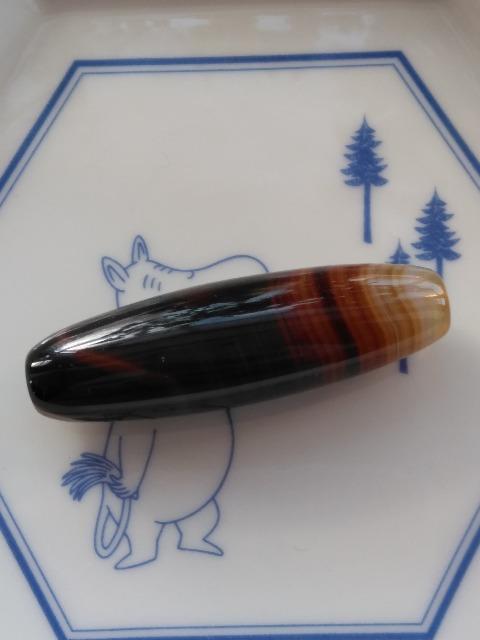 天珠型メノウビーズ 約52ミリ < ホビー 天珠型メノウビーズ 約52ミリ < ホビーの