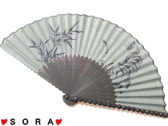 和柄 甚平 猛獣【虎】花火大会.夏祭りに♪高級ストーンデコ扇子 < 男性ファッション 和柄 甚平 猛獣【虎】花火大会.夏祭りに♪高級ストーンデコ扇子 < 男性ファッションの