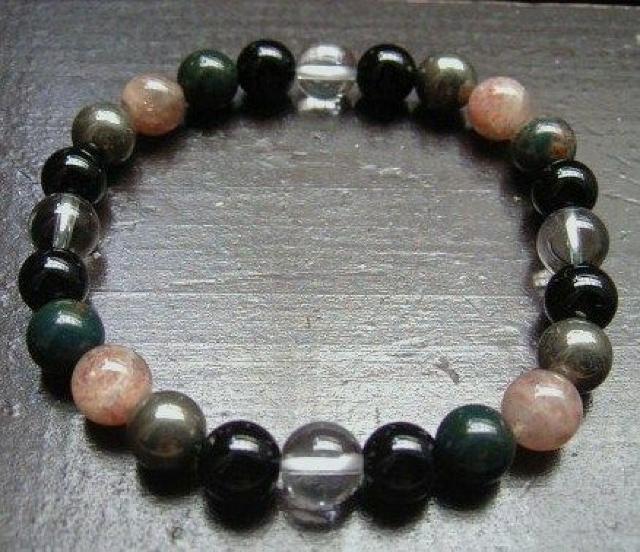 ☆仕事・体力☆パイライトxブラッドストーンxサンストーン < 女性アクセサリー/時計 ☆仕事・体力☆パイライトxブラッドストーンxサンストーン < 女性アクセサリー/時計の