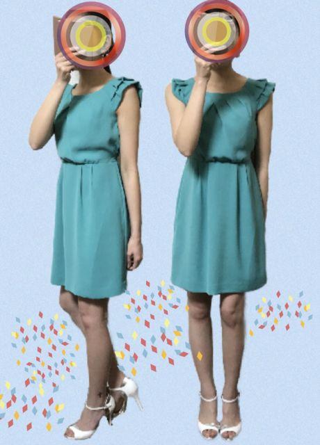 エニィスィスanySiS〓パーティー結婚式〓痩せ見えドレスワンピース(7号)エメラルド < ブランド エニィスィスanySiS〓パーティー結婚式〓痩せ見えドレスワンピース(7号)エメラルド < ブランドの