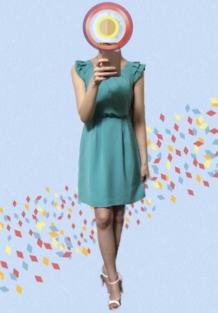 エニィスィスanySiS〓パーティー結婚式〓痩せ見えドレスワンピース(7号)エメラルド < ブランド エニィスィスanySiS〓パーティー結婚式〓痩せ見えドレスワンピース(7号)エメラルド < ブランドの