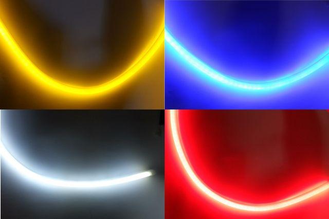 LED シリコンチューブ 62cm 赤 黄色 白 青 選択 2本セット < 自動車/バイク LED シリコンチューブ 62cm 赤 黄色 白 青 選択 2本セット < 自動車/バイク