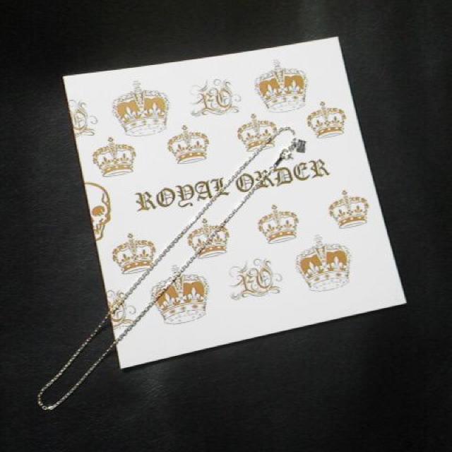 レア★ROYAL ORDER/ロイヤルオーダー★ネックレスチェーン(新品)&SHOP袋(ゴールド) < ブランド レア★ROYAL ORDER/ロイヤルオーダー★ネックレスチェーン(新品)&SHOP袋(ゴールド) < ブランドの