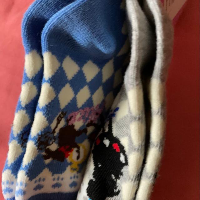 ♯新品♯みみ付き靴下2Pセット15→20アリス柄☆ < キッズ/ベビー  ♯新品♯みみ付き靴下2Pセット15→20アリス柄☆ < キッズ/ベビーの