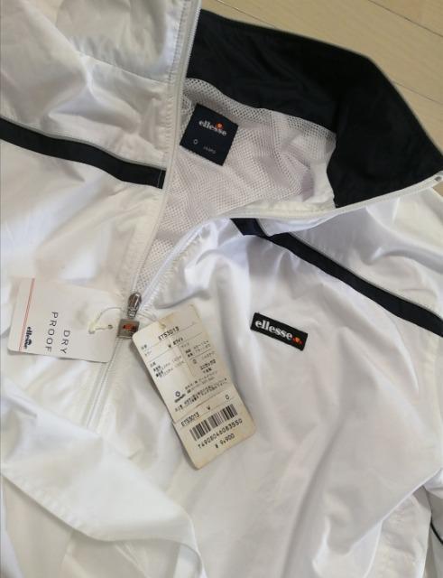 特価★新品未使用エレッセellessナイロン ジャケットアウターホワイトバイカラー刺繍ロゴ人気大活躍清楚好感度アップ早い者勝ち < 男性ファッション 特価★新品未使用エレッセellessナイロン ジャケットアウターホワイトバイカラー刺繍ロゴ人気大活躍清楚好感度アップ早い者勝ち < 男性ファッションの
