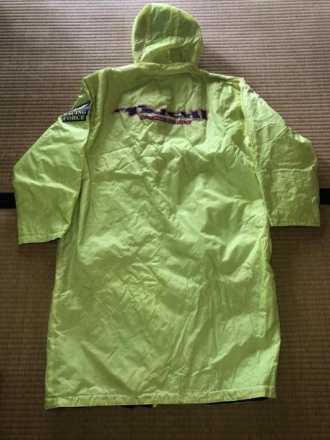 良好!RSタイチ 蛍光イエロー グランドコート ベンチコート フリーサイズ < 自動車/バイク 良好!RSタイチ 蛍光イエロー グランドコート ベンチコート フリーサイズ < 自動車/バイク