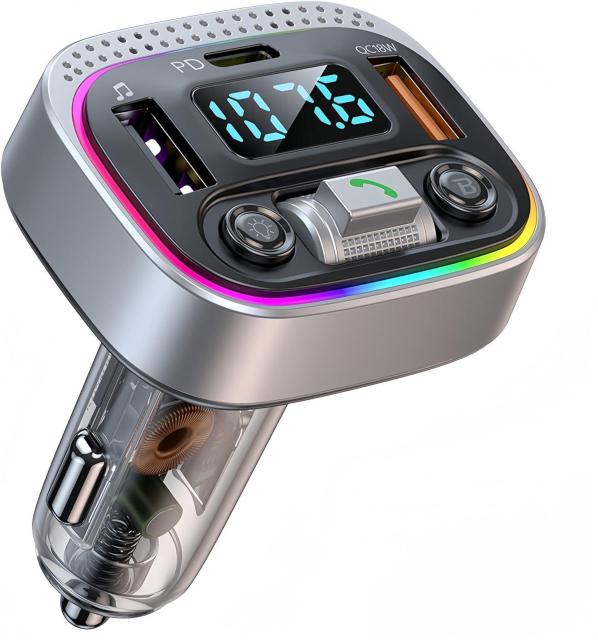 FMトランスミッター Bluetooth 5.3 車載 PD30W 急速充電 + 2.4A 2ポート対応 12V-24V車対応 < 自動車/バイク FMトランスミッター Bluetooth 5.3 車載 PD30W 急速充電 + 2.4A 2ポート対応 12V-24V車対応 < 自動車/バイク