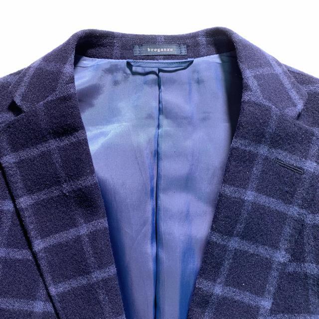 イタリア製生地 ストレッチ チェック柄 テーラードジャケット L アンコン 起毛 秋冬 スーツカンパニー < 男性ファッション  イタリア製生地 ストレッチ チェック柄 テーラードジャケット L アンコン 起毛 秋冬 スーツカンパニー < 男性ファッションの