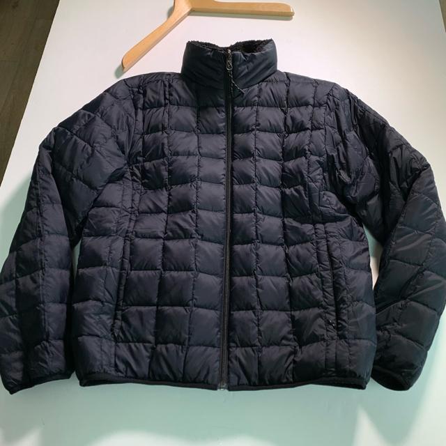 TAION リバーシブル ダウンジャケット フリースジャケット M 黒/ネイビー タイオン アウター ブルゾン < 男性ファッション TAION リバーシブル ダウンジャケット フリースジャケット M 黒/ネイビー タイオン アウター ブルゾン < 男性ファッションの