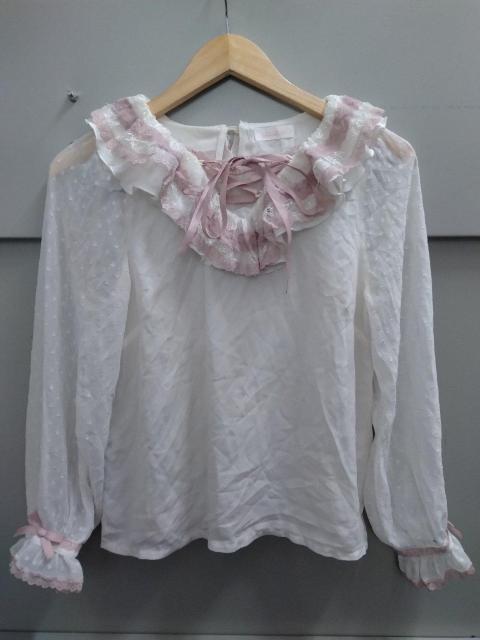 LIZ LISA☆ドビードットシフォン長袖トップス < ブランド LIZ LISA☆ドビードットシフォン長袖トップス < ブランドの