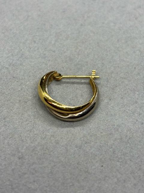 即決 K18 ゴールド K18WG ホワイトゴールド ピアス 片耳 < 女性アクセサリー/時計 即決 K18 ゴールド K18WG ホワイトゴールド ピアス 片耳 < 女性アクセサリー/時計の