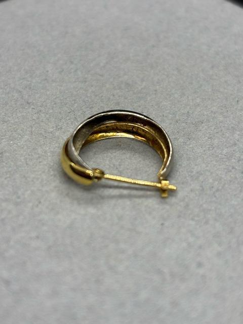 即決 K18 ゴールド K18WG ホワイトゴールド ピアス 片耳 < 女性アクセサリー/時計 即決 K18 ゴールド K18WG ホワイトゴールド ピアス 片耳 < 女性アクセサリー/時計の