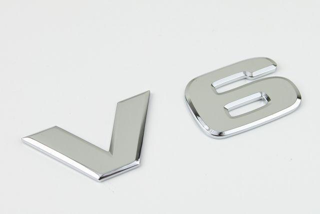 ★高品質★ベンツ風V6エンブレムCラージタイプ★大きめサイズ < 自動車/バイク ★高品質★ベンツ風V6エンブレムCラージタイプ★大きめサイズ < 自動車/バイク