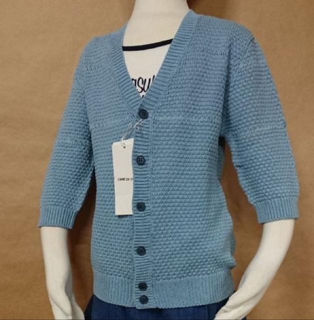 ☆ COMMECA コムサ 七分袖 サマーニット カーディガン 新品100☆ < キッズ/ベビー ☆ COMMECA コムサ 七分袖 サマーニット カーディガン 新品100☆ < キッズ/ベビーの