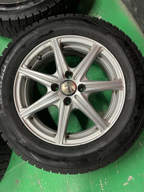 0091939)激安国産中古スタッドレスタイヤダンロップ4本スポークアルミホイールセットコンパクトカー185/65R15送料無料 < 自動車/バイク 0091939)激安国産中古スタッドレスタイヤダンロップ4本スポークアルミホイールセットコンパクトカー185/65R15送料無料 < 自動車/バイク