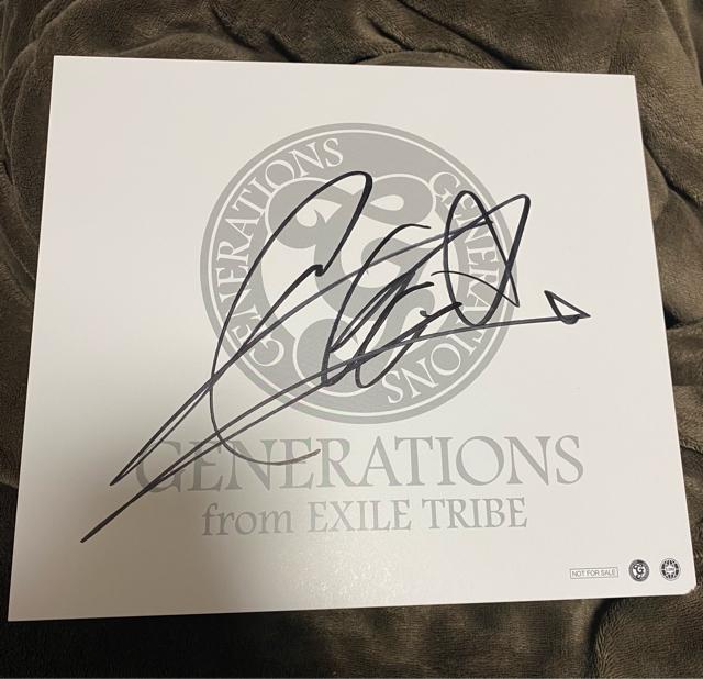 GENERATIONS数原龍友 直筆サイン色紙(^∇^) < タレントグッズ  GENERATIONS数原龍友 直筆サイン色紙(^∇^)  < タレントグッズの