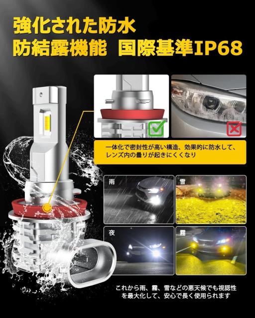 H8 H11 H16 H9 LED tHOv 2F؂ւ LZ[ ɐ12V 21Zbg  /oCN
