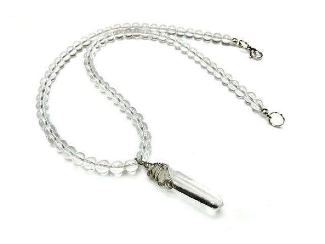 開運浄化天然石本水晶クラスター模様トップ付きネックレス < 女性アクセサリー/時計  開運浄化天然石本水晶クラスター模様トップ付きネックレス  < 女性アクセサリー/時計の